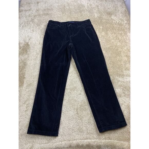 Bandolino Mandie Women’s Size 12 Green Corduroy Straight Leg Cotton Blend 773 - Picture 1 of 10